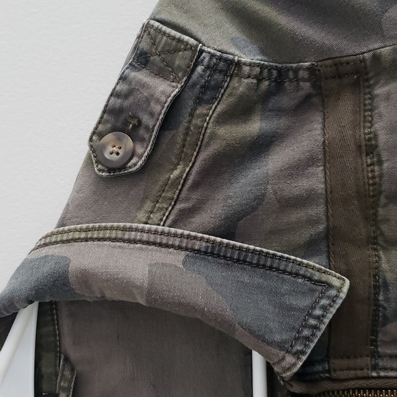 Express Camo Drawstring Utility Jacket XS - Picture 3 of 7